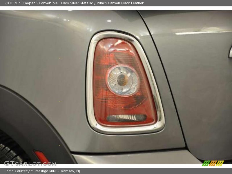 Dark Silver Metallic / Punch Carbon Black Leather 2010 Mini Cooper S Convertible
