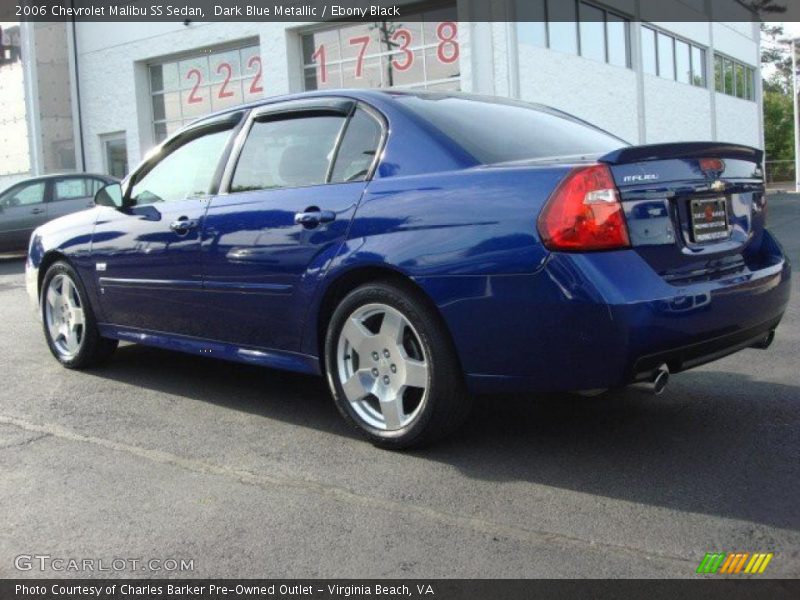 Dark Blue Metallic / Ebony Black 2006 Chevrolet Malibu SS Sedan