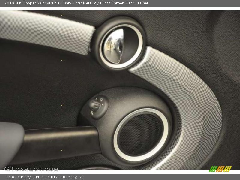 Dark Silver Metallic / Punch Carbon Black Leather 2010 Mini Cooper S Convertible
