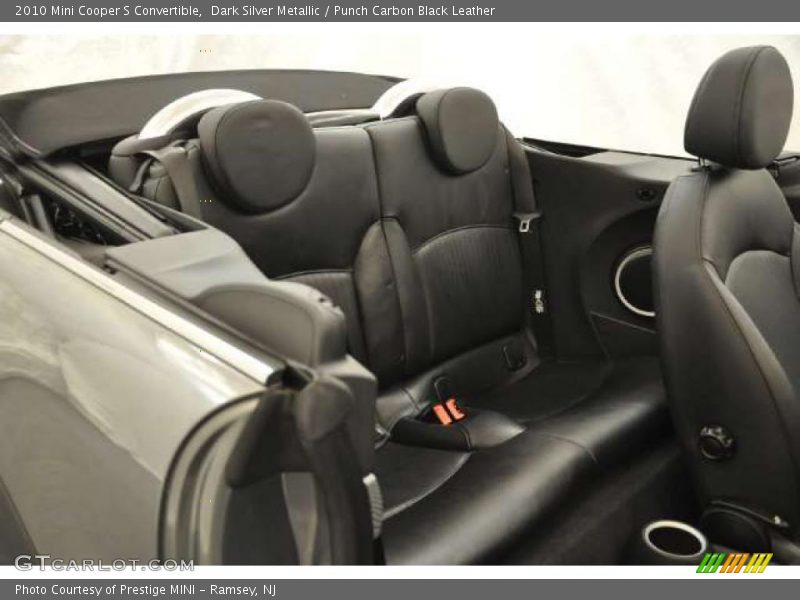  2010 Cooper S Convertible Punch Carbon Black Leather Interior