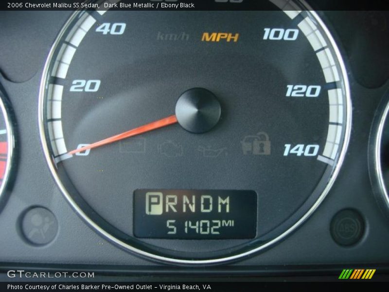 Dark Blue Metallic / Ebony Black 2006 Chevrolet Malibu SS Sedan