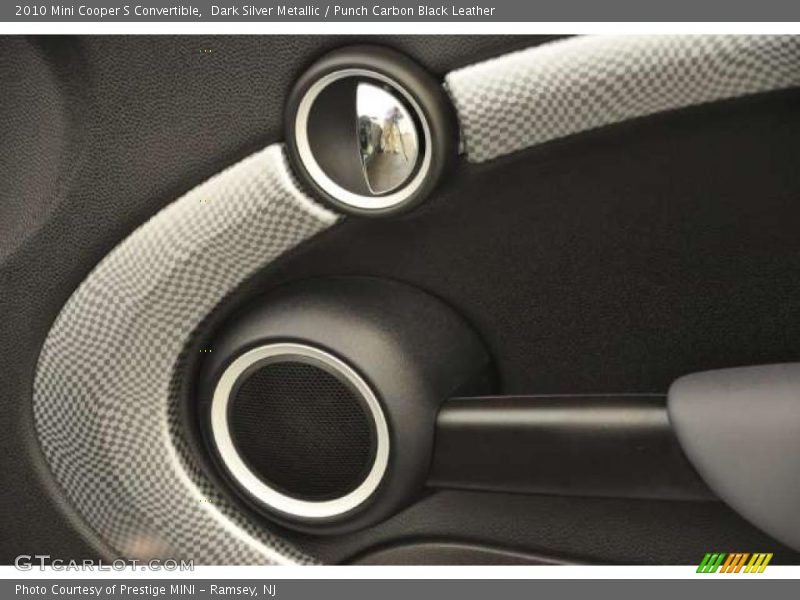 Dark Silver Metallic / Punch Carbon Black Leather 2010 Mini Cooper S Convertible