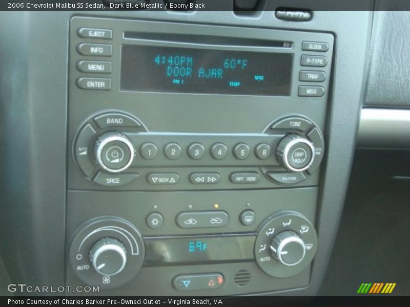 Controls of 2006 Malibu SS Sedan