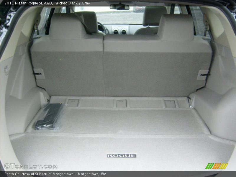 Wicked Black / Gray 2011 Nissan Rogue SL AWD