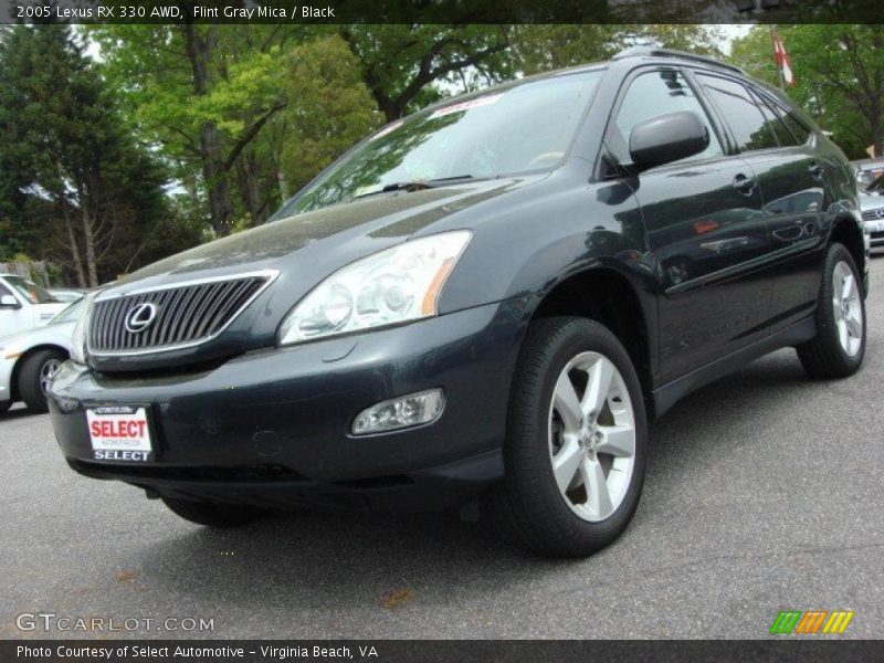 Flint Gray Mica / Black 2005 Lexus RX 330 AWD