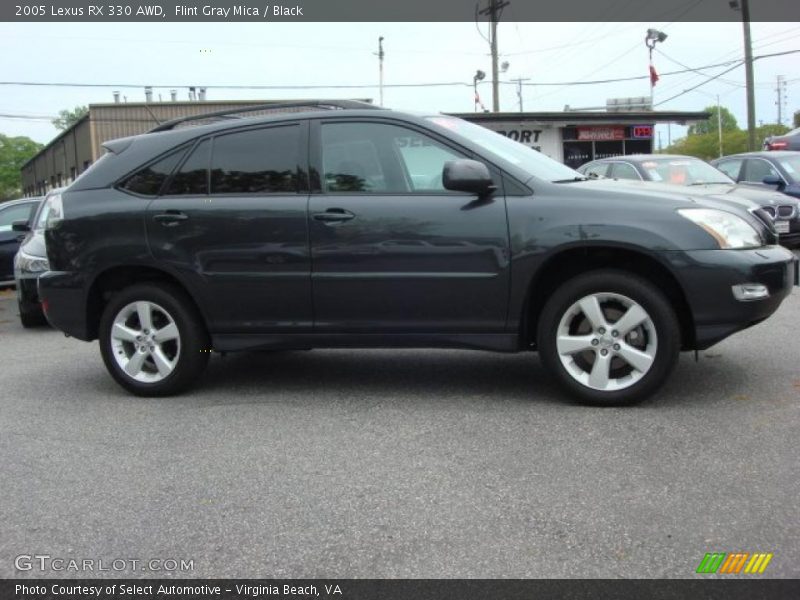 Flint Gray Mica / Black 2005 Lexus RX 330 AWD