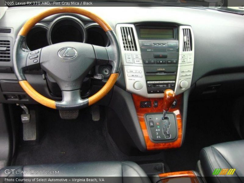 Flint Gray Mica / Black 2005 Lexus RX 330 AWD