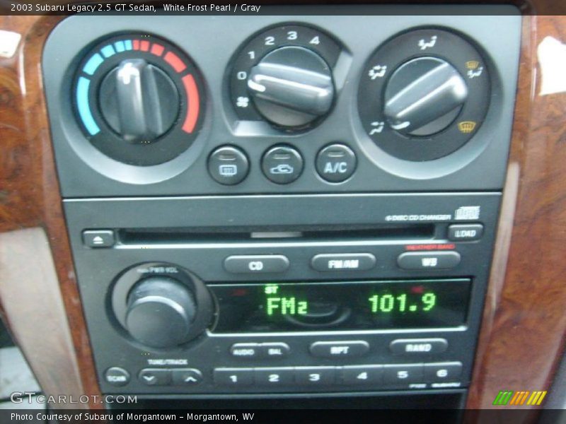 Controls of 2003 Legacy 2.5 GT Sedan