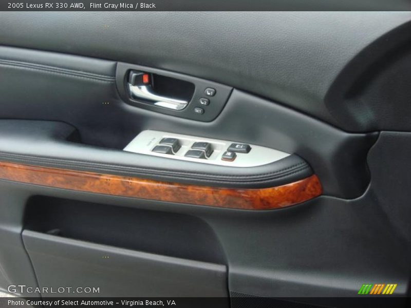Flint Gray Mica / Black 2005 Lexus RX 330 AWD