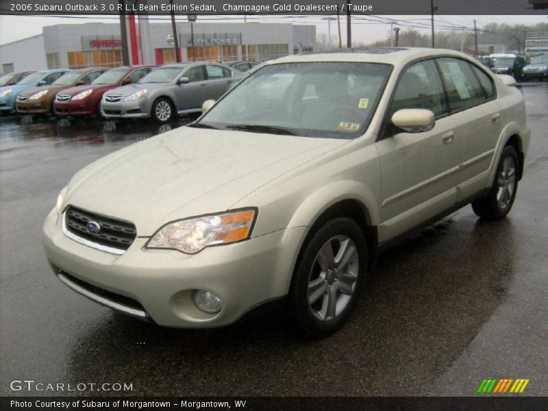 Champagne Gold Opalescent / Taupe 2006 Subaru Outback 3.0 R L.L.Bean Edition Sedan