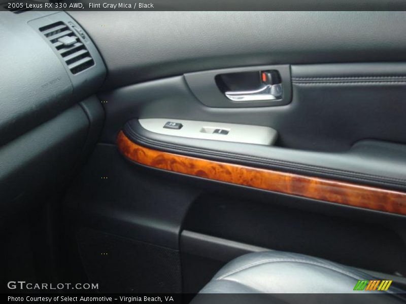 Flint Gray Mica / Black 2005 Lexus RX 330 AWD