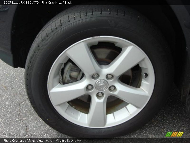 Flint Gray Mica / Black 2005 Lexus RX 330 AWD