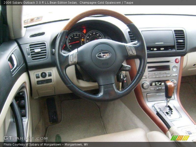 Champagne Gold Opalescent / Taupe 2006 Subaru Outback 3.0 R L.L.Bean Edition Sedan