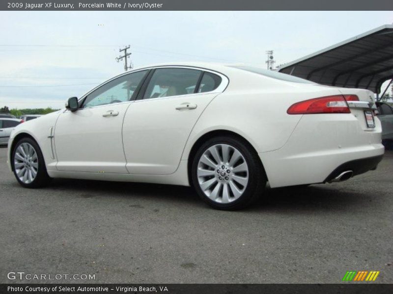 Porcelain White / Ivory/Oyster 2009 Jaguar XF Luxury