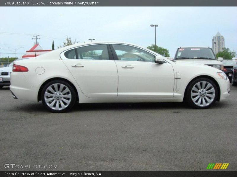 Porcelain White / Ivory/Oyster 2009 Jaguar XF Luxury
