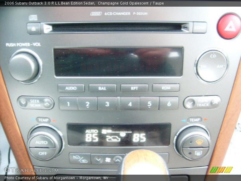 Champagne Gold Opalescent / Taupe 2006 Subaru Outback 3.0 R L.L.Bean Edition Sedan