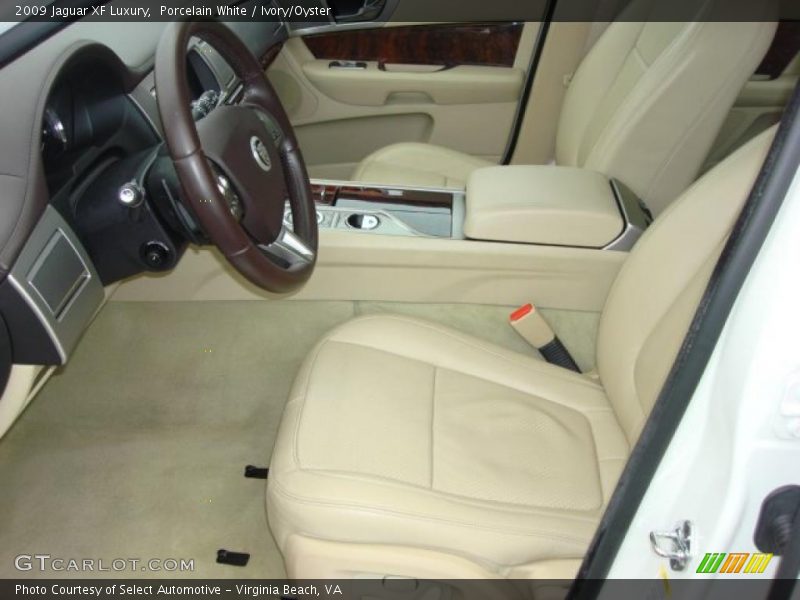 Porcelain White / Ivory/Oyster 2009 Jaguar XF Luxury