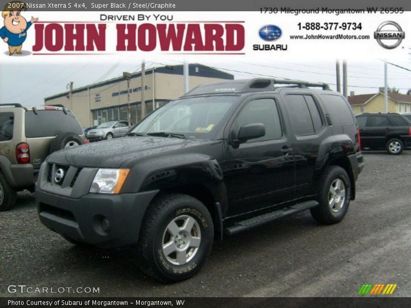 Super Black / Steel/Graphite 2007 Nissan Xterra S 4x4