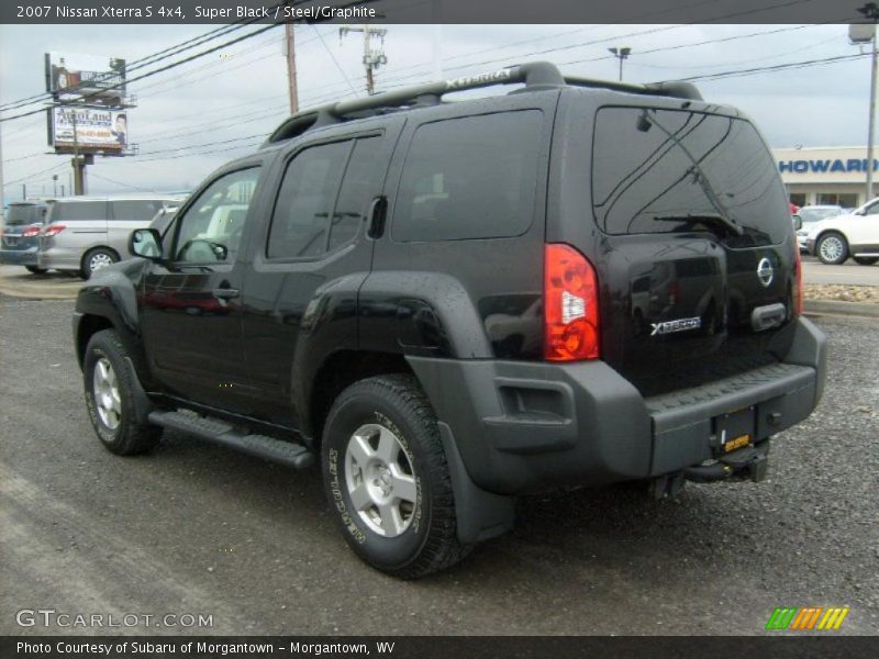 Super Black / Steel/Graphite 2007 Nissan Xterra S 4x4