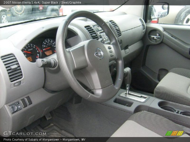 Super Black / Steel/Graphite 2007 Nissan Xterra S 4x4