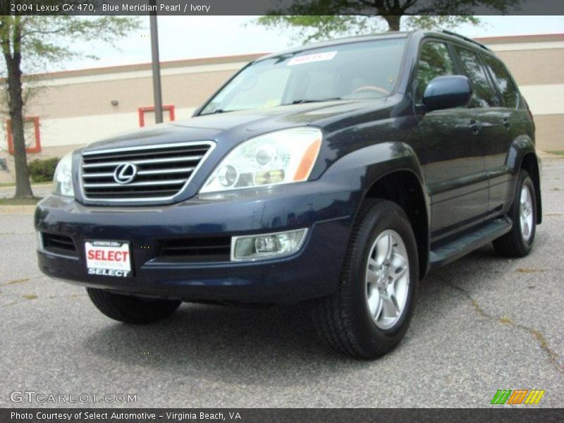 Blue Meridian Pearl / Ivory 2004 Lexus GX 470