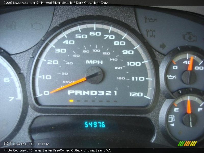 Mineral Silver Metallic / Dark Gray/Light Gray 2006 Isuzu Ascender S