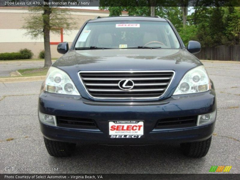 Blue Meridian Pearl / Ivory 2004 Lexus GX 470