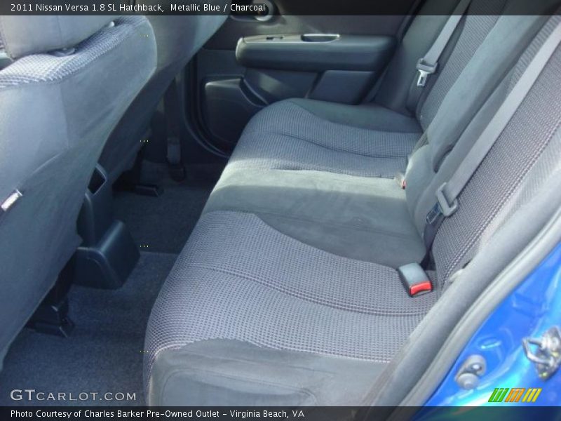 Metallic Blue / Charcoal 2011 Nissan Versa 1.8 SL Hatchback