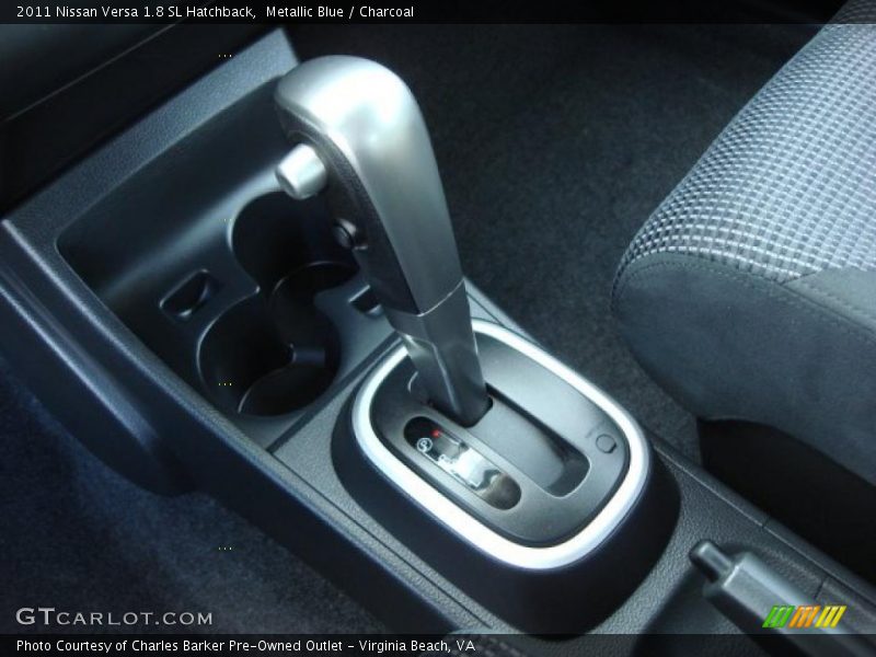 Metallic Blue / Charcoal 2011 Nissan Versa 1.8 SL Hatchback