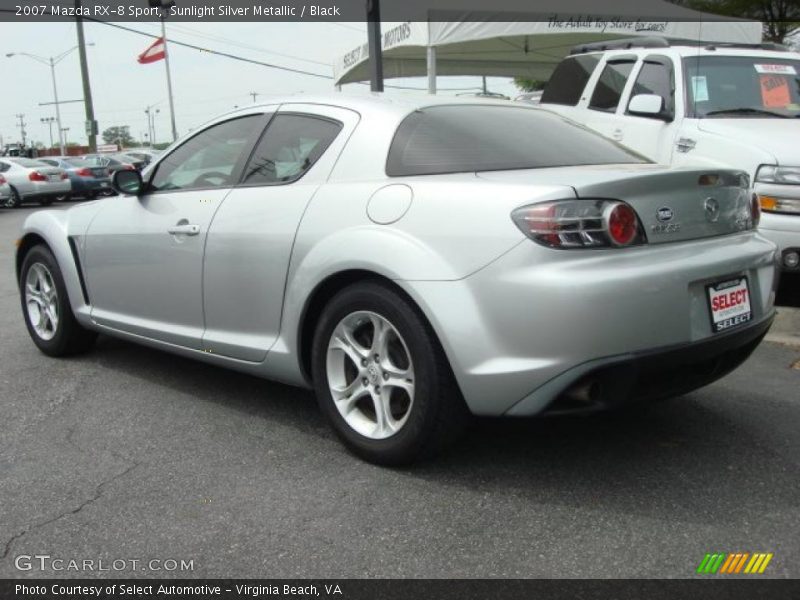 Sunlight Silver Metallic / Black 2007 Mazda RX-8 Sport