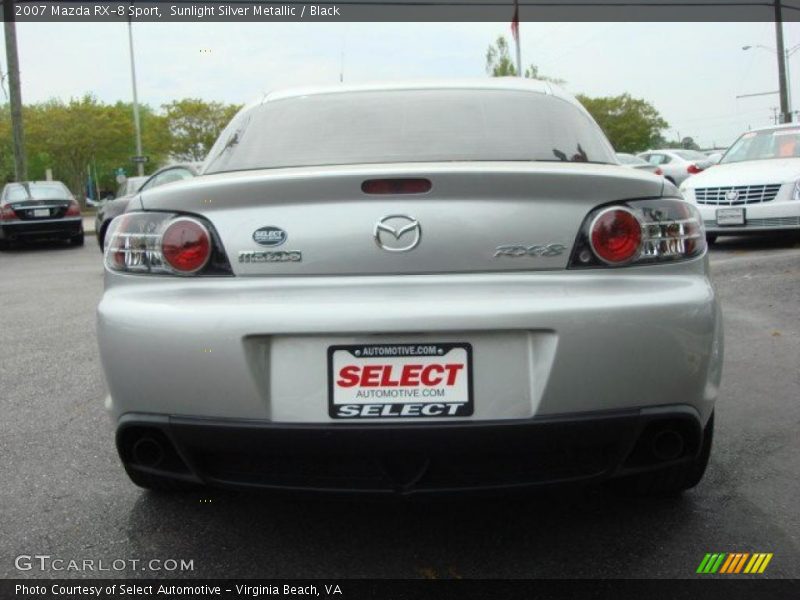 Sunlight Silver Metallic / Black 2007 Mazda RX-8 Sport
