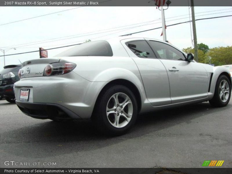 Sunlight Silver Metallic / Black 2007 Mazda RX-8 Sport