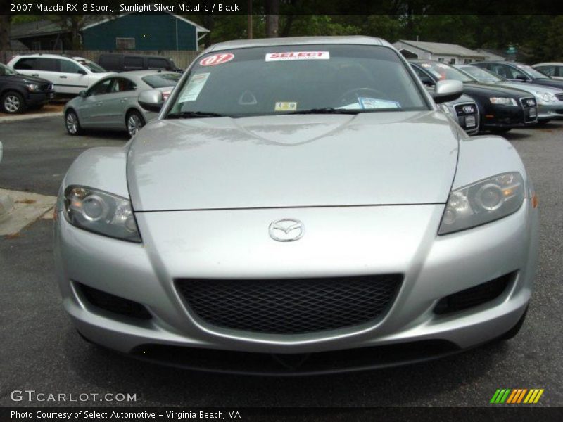 Sunlight Silver Metallic / Black 2007 Mazda RX-8 Sport