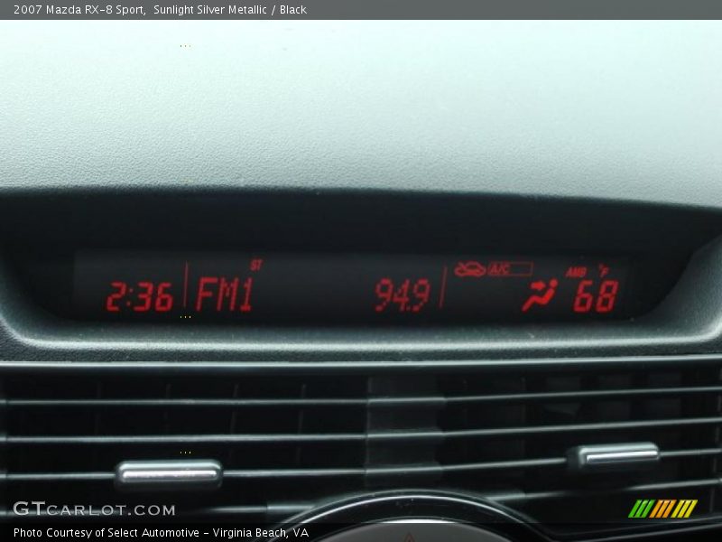 Sunlight Silver Metallic / Black 2007 Mazda RX-8 Sport