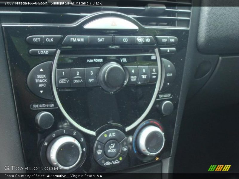 Controls of 2007 RX-8 Sport