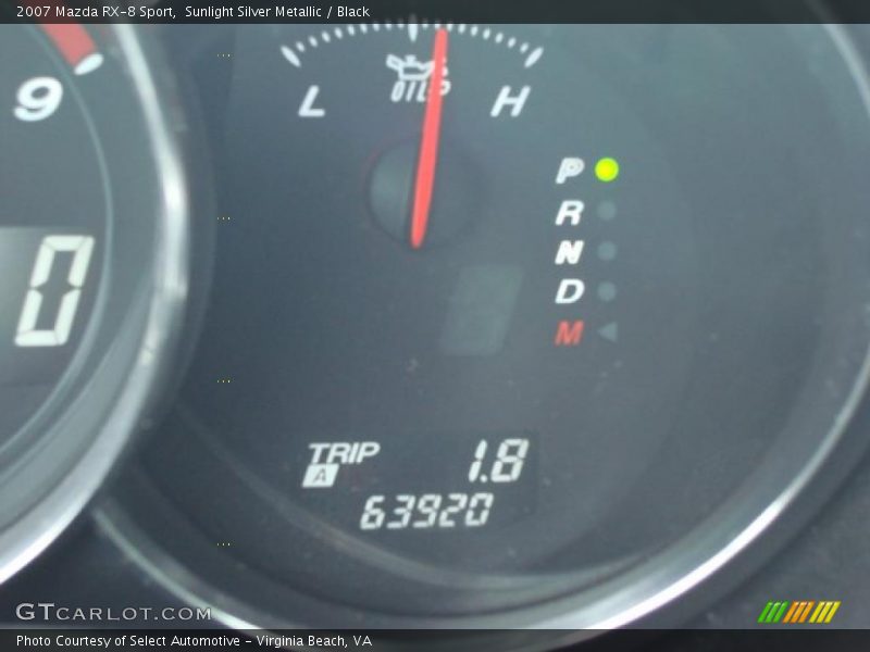 Sunlight Silver Metallic / Black 2007 Mazda RX-8 Sport