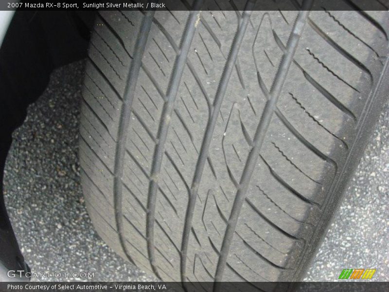 Sunlight Silver Metallic / Black 2007 Mazda RX-8 Sport