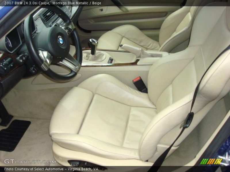  2007 Z4 3.0si Coupe Beige Interior