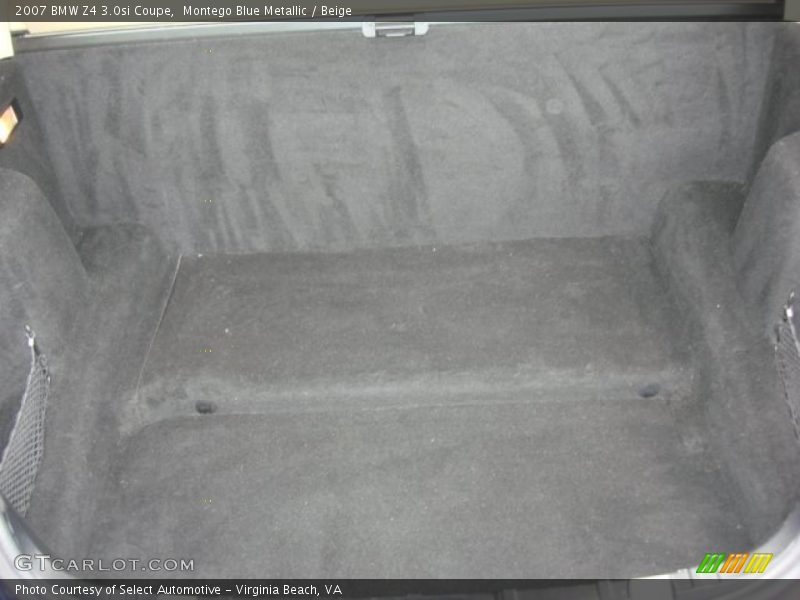  2007 Z4 3.0si Coupe Trunk