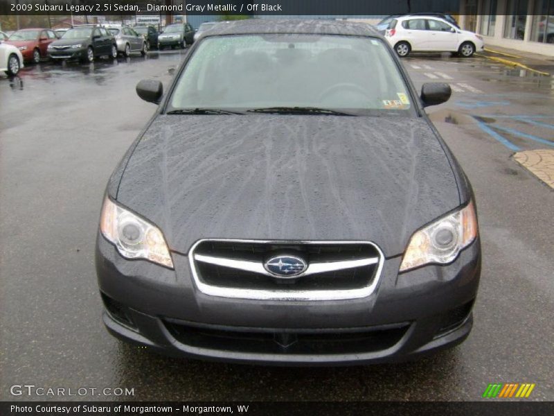Diamond Gray Metallic / Off Black 2009 Subaru Legacy 2.5i Sedan