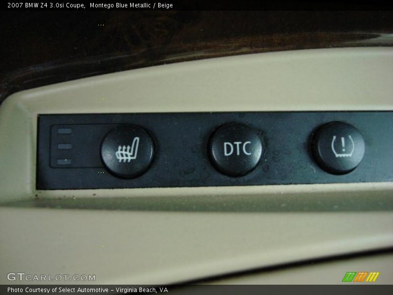 Controls of 2007 Z4 3.0si Coupe