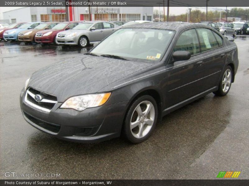 Diamond Gray Metallic / Off Black 2009 Subaru Legacy 2.5i Sedan