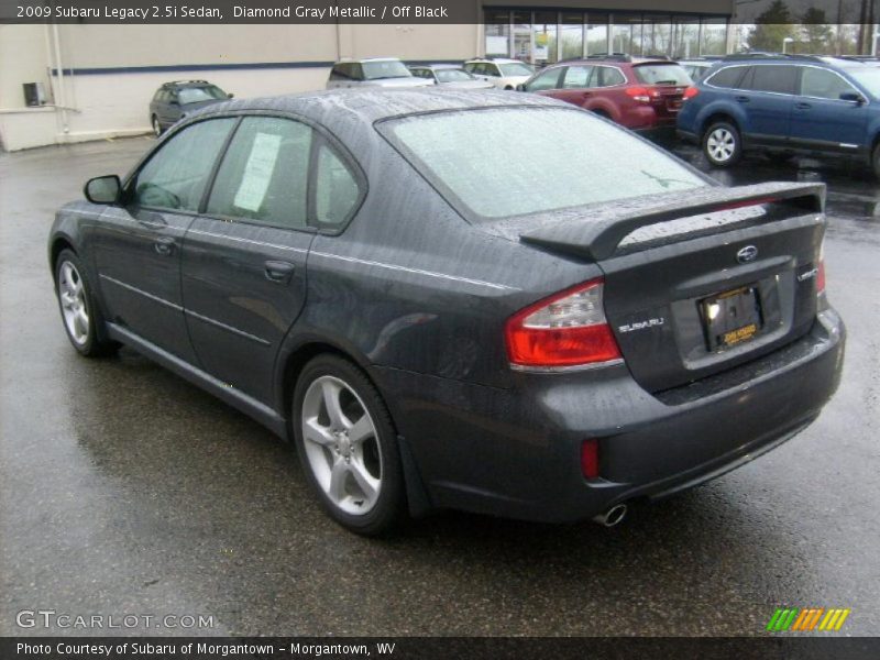 Diamond Gray Metallic / Off Black 2009 Subaru Legacy 2.5i Sedan