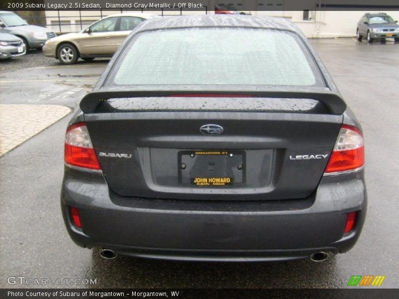 Diamond Gray Metallic / Off Black 2009 Subaru Legacy 2.5i Sedan