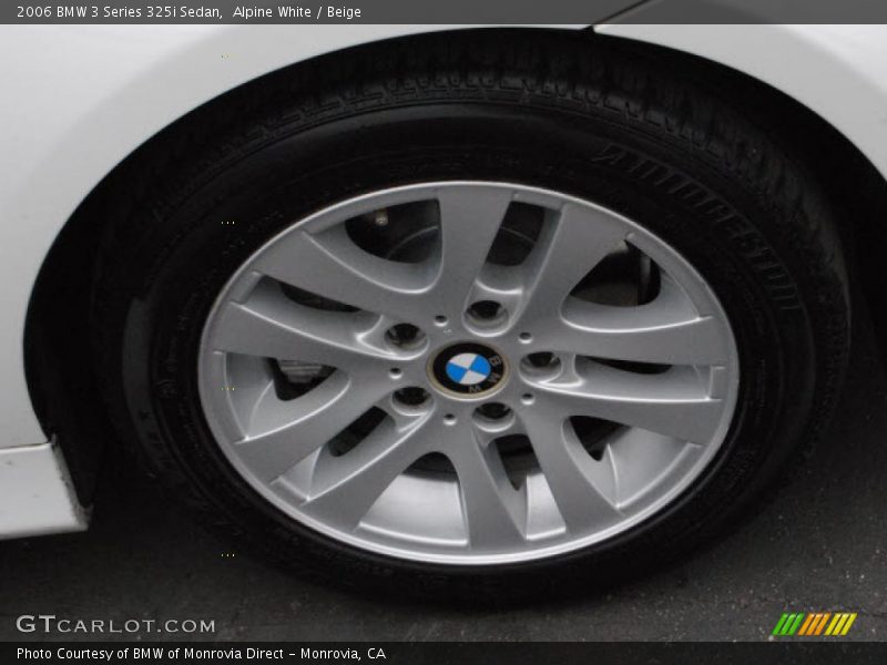 Alpine White / Beige 2006 BMW 3 Series 325i Sedan