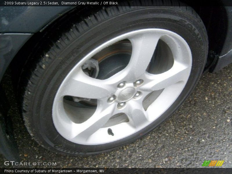 Diamond Gray Metallic / Off Black 2009 Subaru Legacy 2.5i Sedan