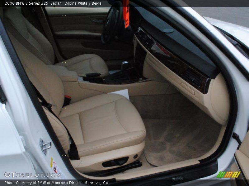 Alpine White / Beige 2006 BMW 3 Series 325i Sedan