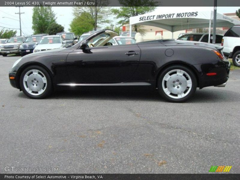 Twilight Amethyst Pearl / Ecru 2004 Lexus SC 430