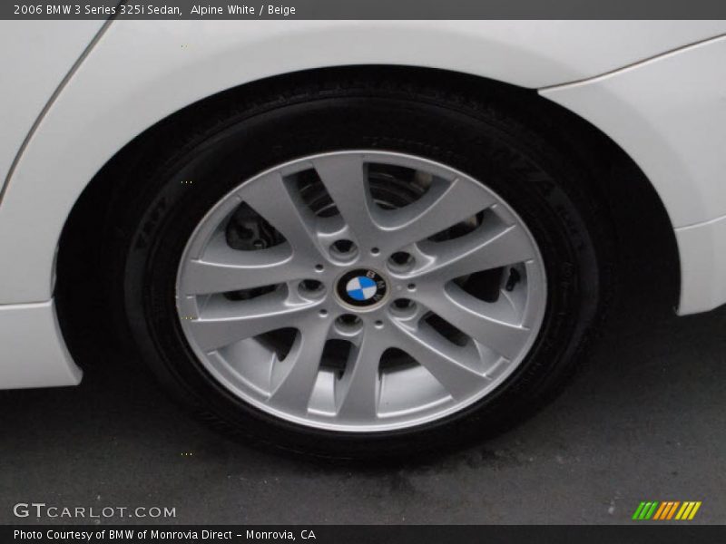 Alpine White / Beige 2006 BMW 3 Series 325i Sedan