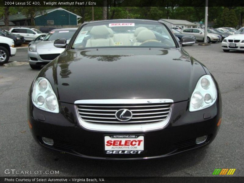 Twilight Amethyst Pearl / Ecru 2004 Lexus SC 430